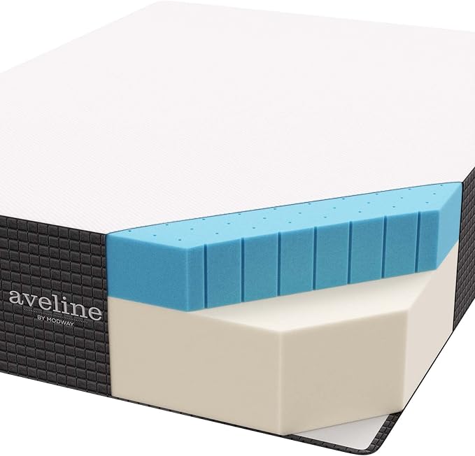 Modway Aveline 16” Gel Infused Memory Mattress with CertiPUR-US Certified Foam Twin Mattress