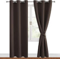 Blackout Curtains for Bedroom, 42 x 84 Inches Long, 2 Panels | Thermal by Hiasan