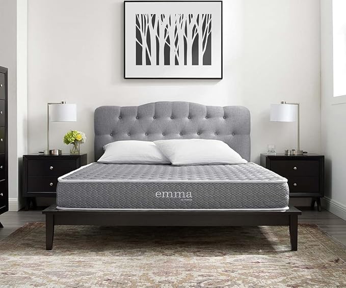 Modway Mila Firm 8" Fiberglass Free Memory Foam King Mattress