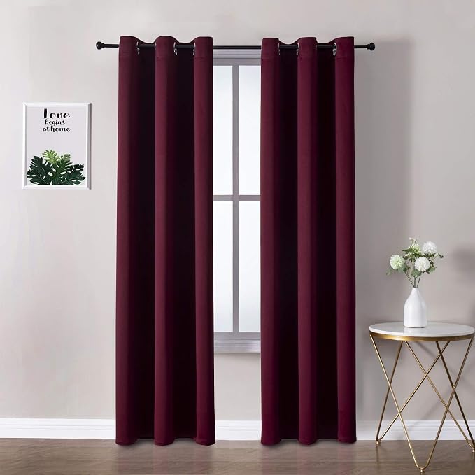 ChrisDowa Blackout Curtains for Bedroom and Living Room 72 Inches Long | 2 by ChrisDowa