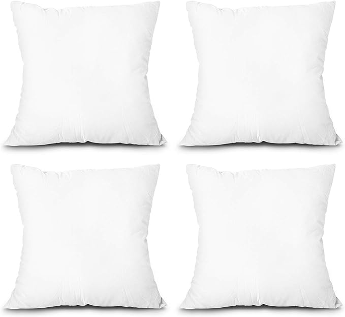 EDOW Throw Pillow Inserts, Couch Cushion, Sham Stuffer, Machine Washable. by EDOW