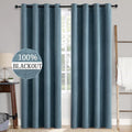 MIULEE 90 Inches Linen Texture Curtains by MIULEE