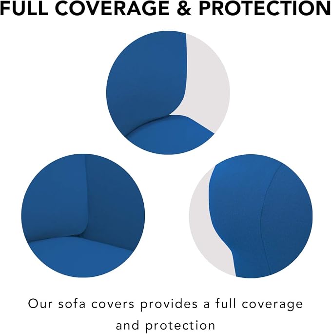 PureFit Stretch Chair Covers Fleece Couch Covers - Image 3