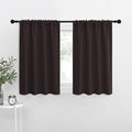 NICETOWN RV Blackout Curtains for Camper Windows, Toffee Brown, Short Blackout by NICETOWN