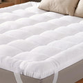 Ultra Soft King Mattress Topper - Cloud-Like Mattress Pad for Back Pain Relief - Breathable Cooling Material for Hot Sleepers