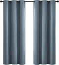 Yakamok Room Darkening Curtains 42x72 inch Length Stone Blue-Living Room | 2 by Yakamok