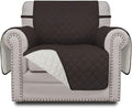 Easy-Going Reversible Couch Cover, Small Chair, Chocolate/Ivory | Machine by Easy-Going