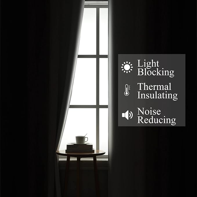 Purple and Greyish White Ombre Blackout Curtains - Image 3