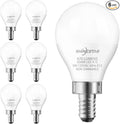 SHINESTAR 6-Pack Ceiling Fan Light Bulbs, Small Base, 120V 40W Equivalent, 5000K Daylight, E12 LED Candelabra Bulb, A15 Shape, Non-Dimmable