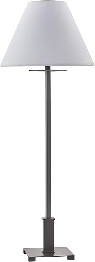 Linnea Accent Lamp – Nickel Finish, Sleek Modern Decorative Lamp for Bedroom or Living Room, Commercial Grade Quality