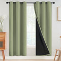 SimpleHome Sage 100% Blackout Curtains Room Darkening Living Room 72 Inch | by SimpleHome