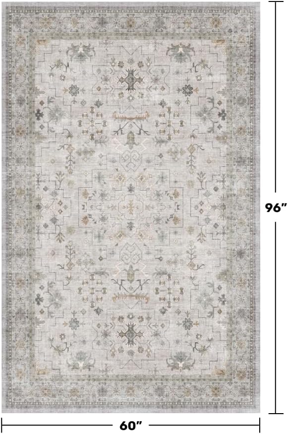 Washable 5x8 Living Room Rug - Image 2