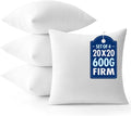 MIULEE 20x20 Throw Pillows Inserts 4 Pack, Decorative Pillows by MIULEE