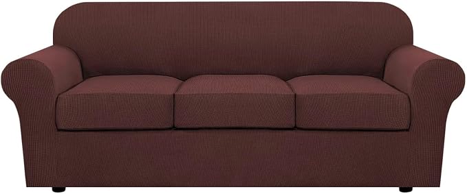 H.VERSAILTEX 4 Piece Stretch Sofa Covers by HVERSAILTEX
