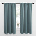 NICETOWN Greyish Blue Blackout Curtains Panels by NICETOWN