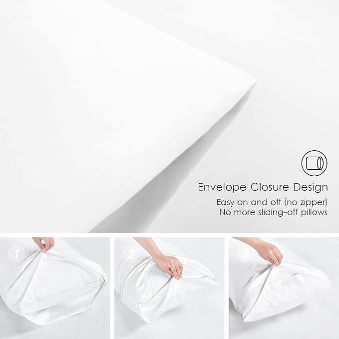 Love's cabin Queen Comforter Set White, 7 Pieces Queen Bed in a Bag, All Season Bedding Sets with 1 Comforter, 1 Flat Sheet, 1 Fitted Sheet, 2 Pillowcase and 2 Pillow Sham