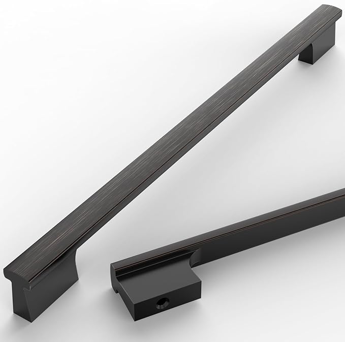 Asidrama 10 Pack 11.3 Inch(288mm) Oil Rubbed Bronze Kitchen Cabinet Handles, Cabinet Pulls Kitchen Cabinet Hardware for Cupboard Drawer Pulls