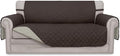 Easy-Going Reversible Couch Cover, 2 Cushion Sofa, Chocolate/Beige | Oversized by Easy-Going
