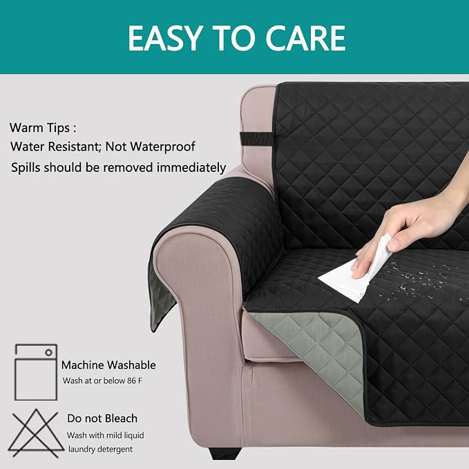 U-NICE HOME Loveseat Sofa Cover - Image 5