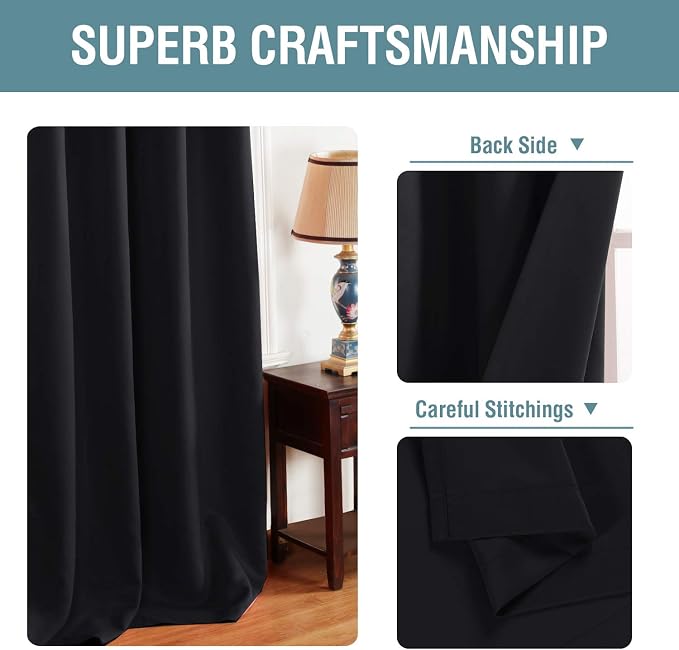 H.VERSAILTEX 100% Blackout Curtains - Image 3