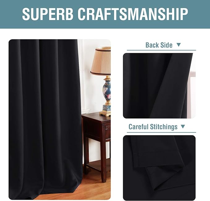 H.VERSAILTEX Blackout Curtain for Living Room Thermal Insulated Window - Image 3