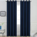 Yakamok Room Darkening Curtains 52x84 inch Length Navy Blue-Living Room | 2 by Yakamok