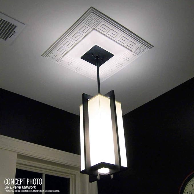 Ekena Millwork Bradford Ceiling Medallion, Copper Green Patina
