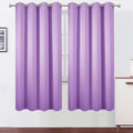 Blackout Curtains 66 x 72 Inch Long Lavender Curtains Set of 2 Panels Room by Lemomo