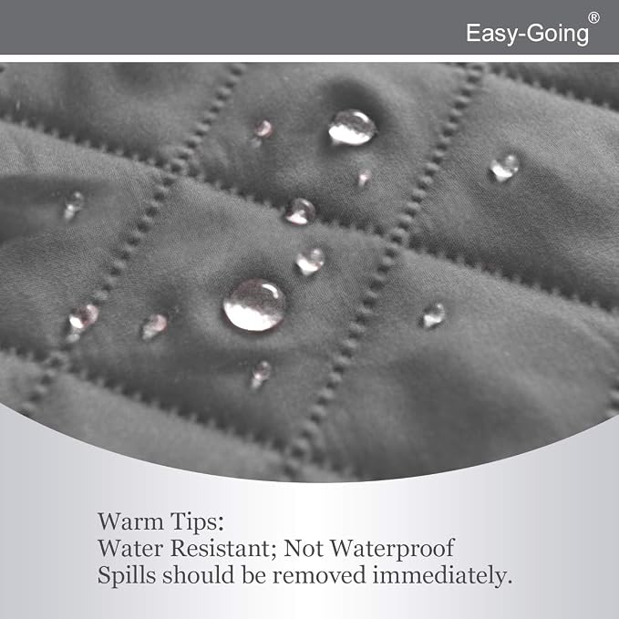 Easy-Going Reversible Couch Cover, Large Futon Sofa, Water Resistant Furniture - Image 4