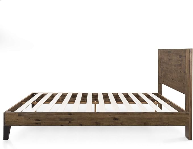 ZINUS Tonja Wood Platform Bed Frame with Headboard, Mattress Foundation with Wooden Slat Support, No Box Spring Needed, Easy Assembly, Full