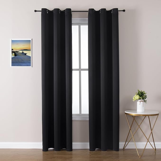 ChrisDowa Blackout Curtains for Bedroom and Living Room 72 Inches Long | 2 by ChrisDowa