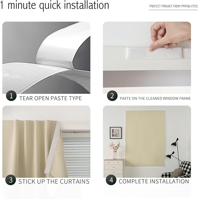 Instant Blackout Window Curtain - Image 3