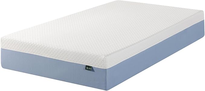 ZINUS 12 Inch Twin Cooling Essential Memory Foam Mattress [NewVersion], Fiberglass Free, Medium Feel, Breathable Cooling Layers, Certified Safe Materials