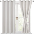 Blackout Curtains for Bedroom, 52 x 54 Inches Long, 2 Panels | Thermal by Hiasan