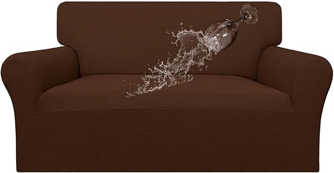 Easy-Going 100% Waterproof Loveseat Couch Cover Stretch Jacquard Sofa Cover | by Easy-Going