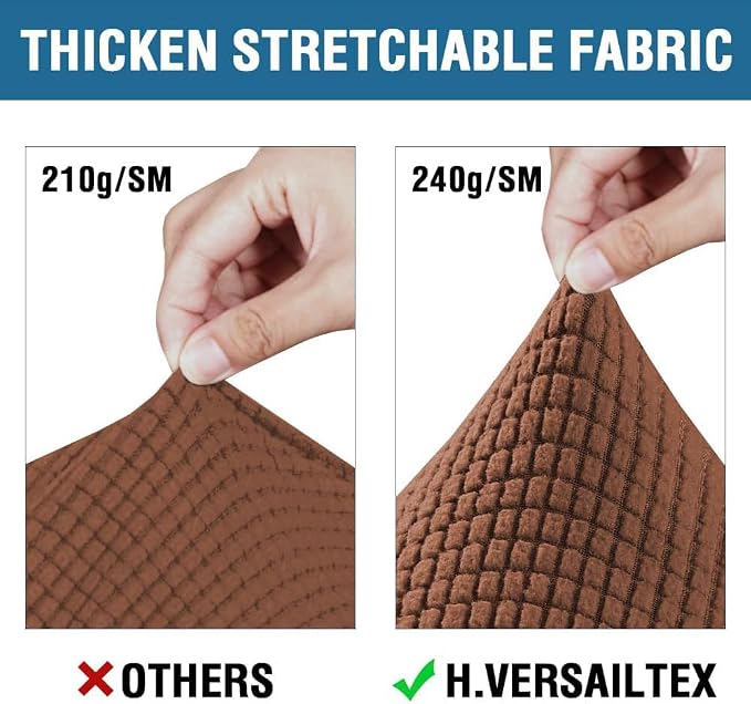 H.VERSAILTEX 4 Piece Stretch Sofa Covers - Image 3