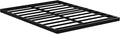 Queen Size Box Spring 2 Inch Low Profile, Heavy Duty Metal Box Spring Bed Base Bunkie Board, Mattress Foundation, Easy Assembly, Noise Free, Black