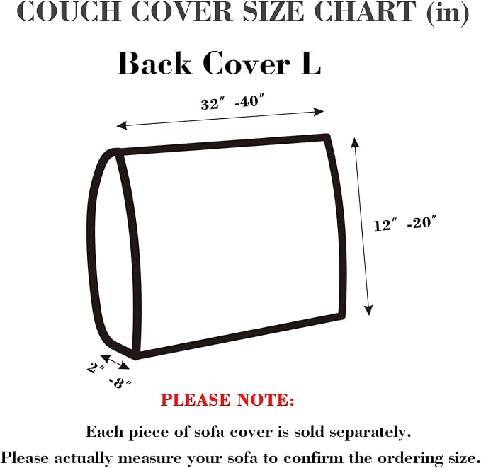 Sofa Covers Couch Covers for Sofa Pet Friendly Couch Cushion Covers Universal - Image 2