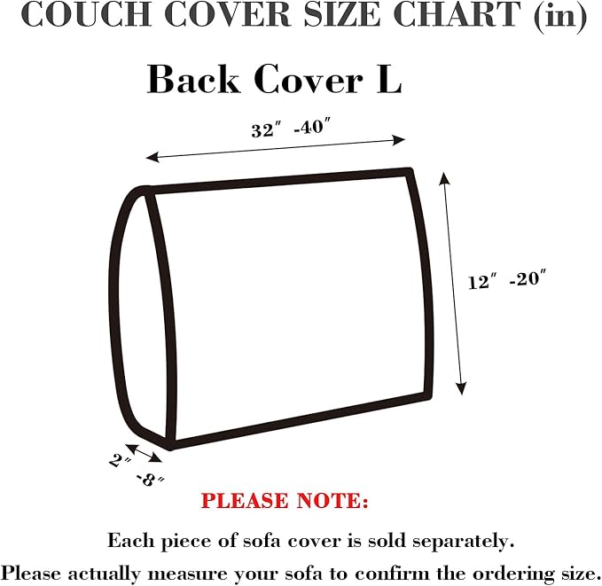 Sofa Covers Couch Covers for Sofa Pet Friendly Couch Cushion Covers Universal - Image 2