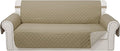 Reversible Oversized Sofa Covers, XL Sofa, Camel/Beige | Couch Cover Furniture by LuxshareHome