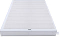 Amazon Basics Smart Box Spring Bed Base, 9-Inch Height Mattress Foundation, Tool-Free Easy Assembly, Cal King, 83"L x 71"W x 9"H, White