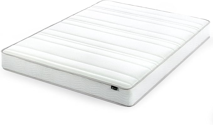 ZINUS 8 Inch Foam and Spring Mattress, California King, CertiPUR-US Certified Foams, Mattress in A Box, White