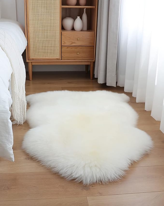 HUAHOO Premium Genuine Sheepskin Rug Real Australia Sheepskin Natural Luxury - Image 7