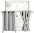 Blackout Curtains for Bedroom, 52 x 30 Inch, 2 Panels | Thermal Insulated & by Hiasan