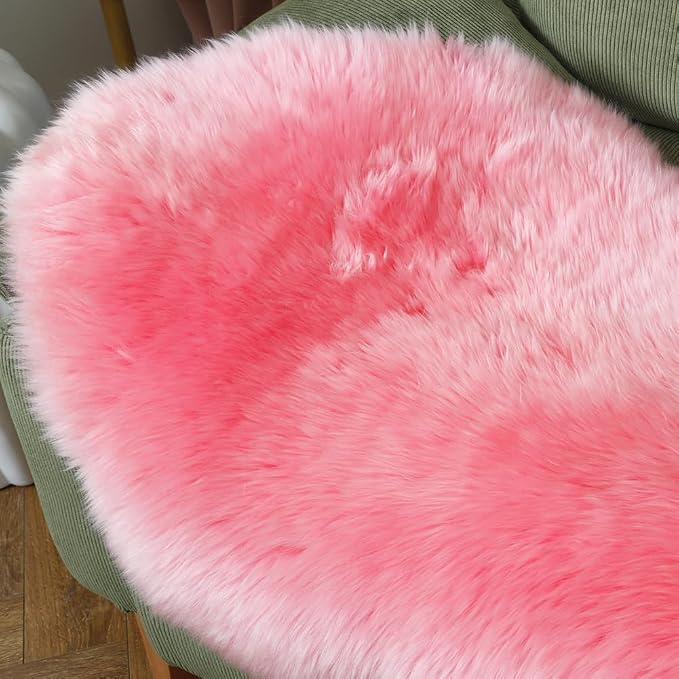 IRIWOOL Premium Genuine Fur Sheepskin Rug Real Australia Sheepskin Natural - Image 4