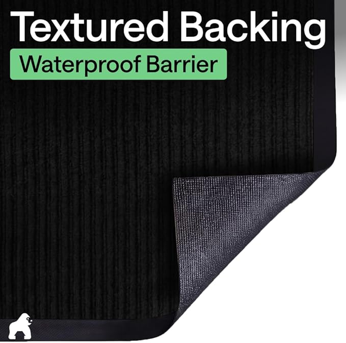 GORILLA GRIP Waterproof Traffic Guard Door Mat, Indoor Outdoor Heavy Duty - Image 6
