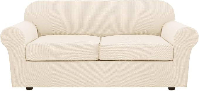 H.VERSAILTEX 3 Piece Stretch Sofa Covers by HVERSAILTEX