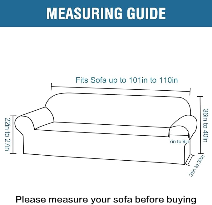 H.VERSAILTEX Stretch Sofa Covers - Image 2