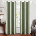 MIULEE 100% Blackout Linen Curtains by MIULEE