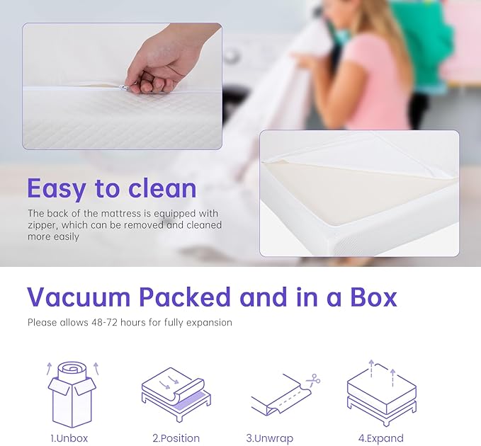 PayLessHere 5 Inch Twin XL Gel Memory Foam Mattress Fiberglass Free/CertiPUR-US Certified/Bed-in-a-Box/Cool Sleep & Comfy Support